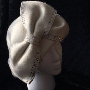 Cream Fancy Felt hat